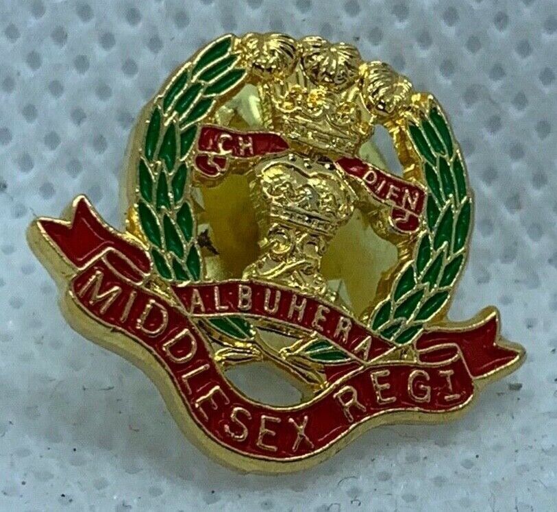 Middlesex Regiment - NEW British Army Military Cap/Tie/Lapel Pin Badge #115 - The Militaria Shop