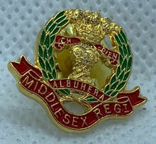Charger l'image dans la galerie, Middlesex Regiment - NEW British Army Military Cap/Tie/Lapel Pin Badge #115 - The Militaria Shop