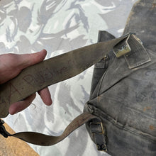 Load image into Gallery viewer, Original WW2 British Army / RAF 37 Pattern Small Pack & L Strap Set - The Militaria Shop