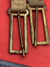 Load image into Gallery viewer, Original WW2 British Army 37 Pattern Brace Adaptor Pair - The Militaria Shop