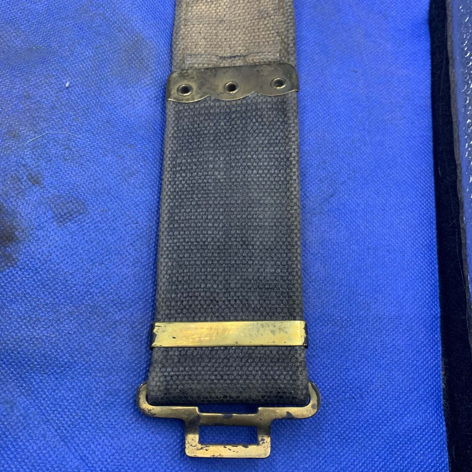 WW2 British Army / RAF 37 Pattern Combat Belt - Used Original - 40" Waist - The Militaria Shop