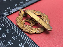 Load image into Gallery viewer, Original WW2 British Army Cap Badge - Royal Armoured Corps - The Militaria Shop