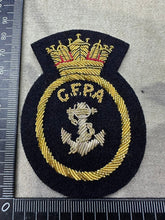 Charger l'image dans la galerie, Merchant Navy Bullion Badge - C.F.P.A & Anchor - The Militaria Shop