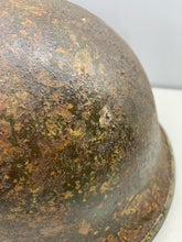 Load image into Gallery viewer, Geunine British / Canadian Army Mk3 WW2 Combat Helmet - Uncleaned Original - The Militaria Shop