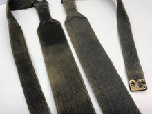 Load image into Gallery viewer, Original WW2 British Army 37 Pattern L Straps Pair - Wartime Dated - The Militaria Shop