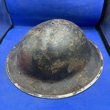 Charger l'image dans la galerie, Original WW2 British Army Mk2 Brodie Combat Helmet - The Militaria Shop