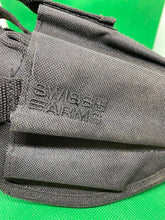Charger l'image dans la galerie, Black Fabric Tactical Belt Mounted SWISS ARMS Pistol Holster. Great for Airsoft - The Militaria Shop