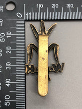 Load image into Gallery viewer, Original WW1 British Army Welsh Horse Cap Badge - The Militaria Shop