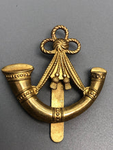 Load image into Gallery viewer, Original WW2 Light Infantry Regiment Cap Badge - The Militaria Shop