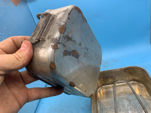 Load image into Gallery viewer, Original WW2 British Army Soldiers Mess Tin Set - Two Piece - Fold Out Handles - The Militaria Shop