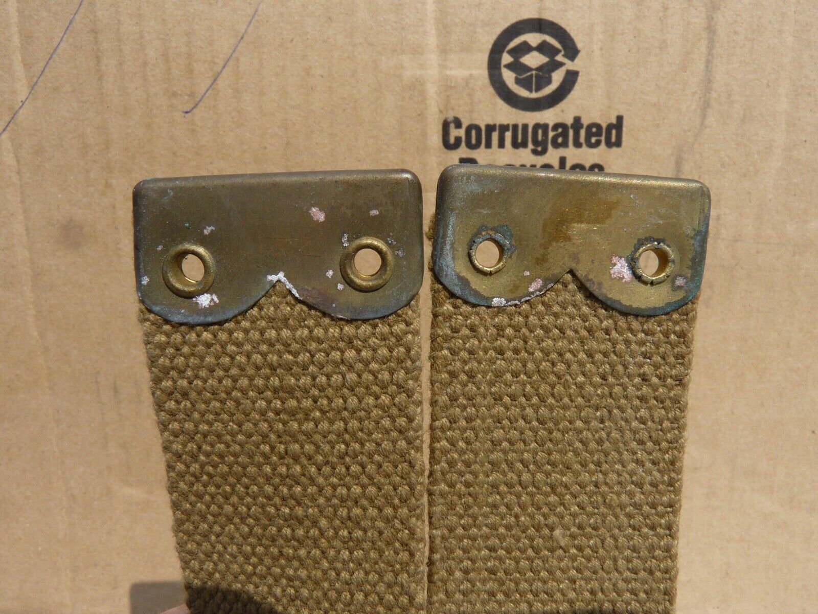 Original WW2 British Army 37 Pattern Yoke Utility Shoulder Strap- M.W&S Ltd - The Militaria Shop