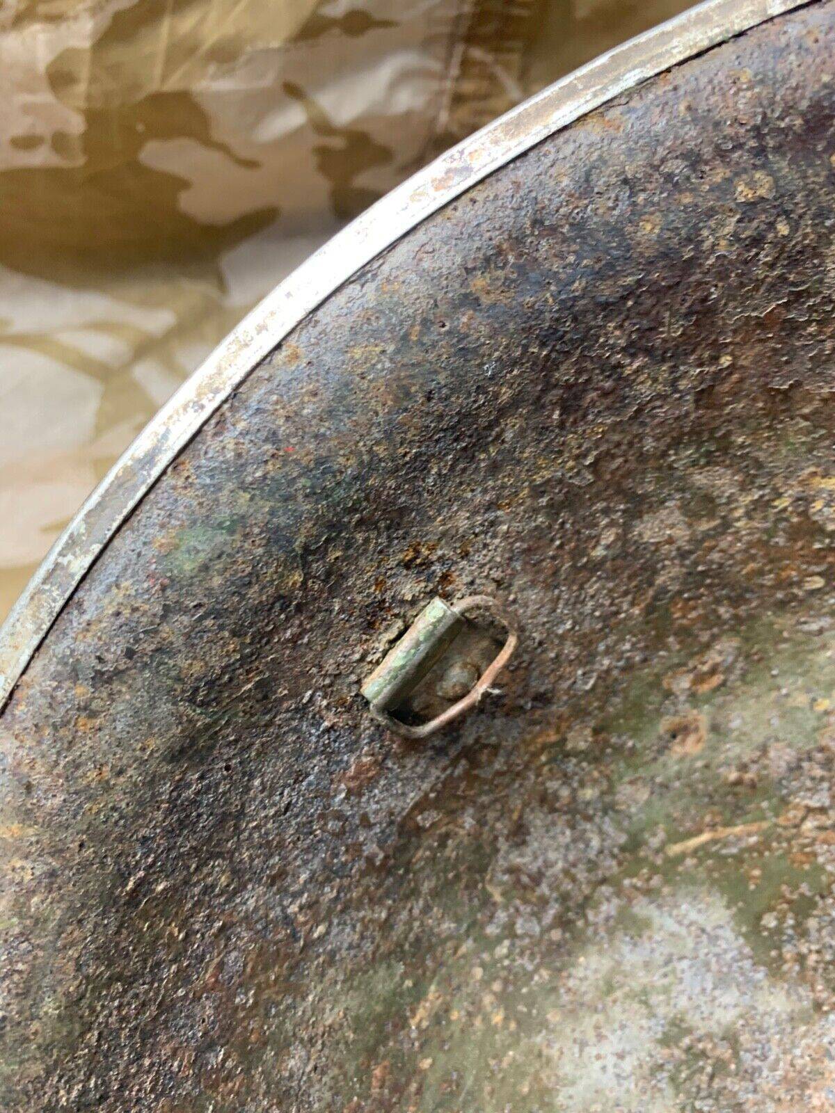 WW2 Mk3 High Rivet Turtle - British / Canadian Army Helmet - Good Original - The Militaria Shop