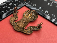Lade das Bild in den Galerie-Viewer, Original WW1 British Army Lothian and Berwickshire Imperial Yeomanry Cap Badge - The Militaria Shop
