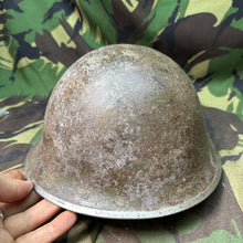 Load image into Gallery viewer, Original WW2 British / Canadian Army Mk3 Turtle Helmet - The Militaria Shop