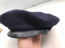 Load image into Gallery viewer, Genuine British Army Military Soldiers Beret Hat - Navy Blue - Size 56cm - The Militaria Shop