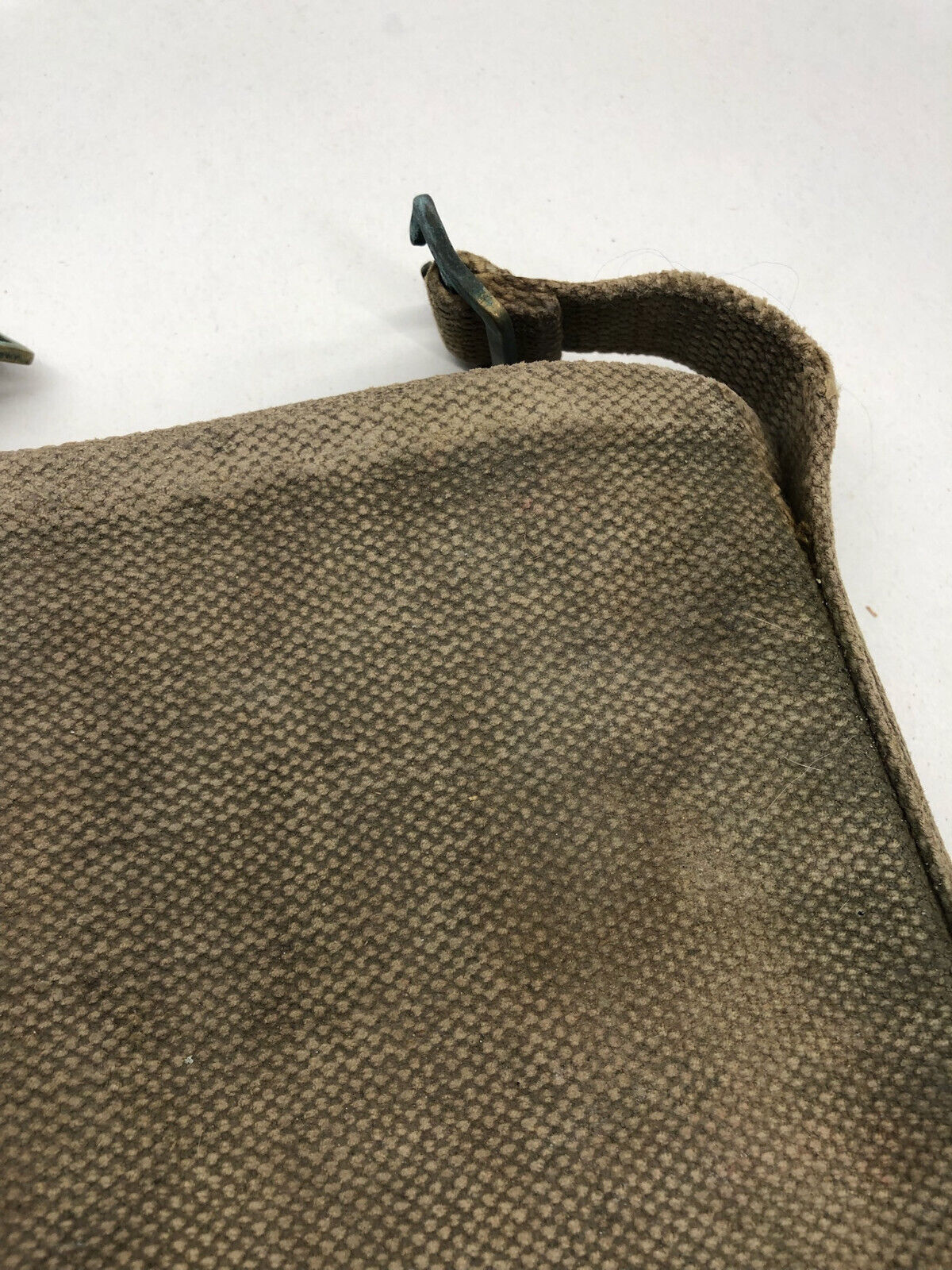 WW2 British Army 37 Pattern Webbing Water Bottle Carrier Harness - 1941 Dated - The Militaria Shop
