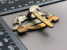 Load image into Gallery viewer, Original British Army WW2 3rd King's Own Hussars Cap Badge - The Militaria Shop