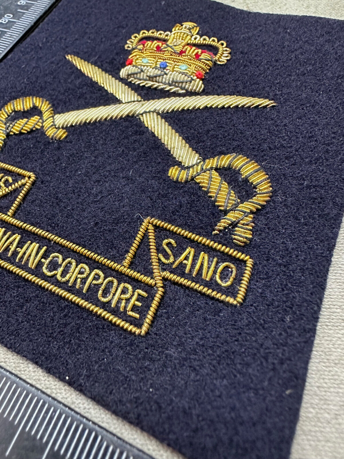 British Army Bullion Embroidered Blazer Badge - Army Physical Training Corps - The Militaria Shop