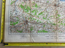 Load image into Gallery viewer, Original WW2 British Army OS Map of England - War Office - Chatham & Maidsto - The Militaria Shop