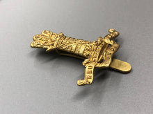 Load image into Gallery viewer, Original WW1 British Army 11th Hussars Cap Badge - The Militaria Shop