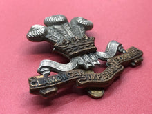 Load image into Gallery viewer, Original WW1 British Army Glamorgan Imperial Yeomanry Cap Badge - The Militaria Shop
