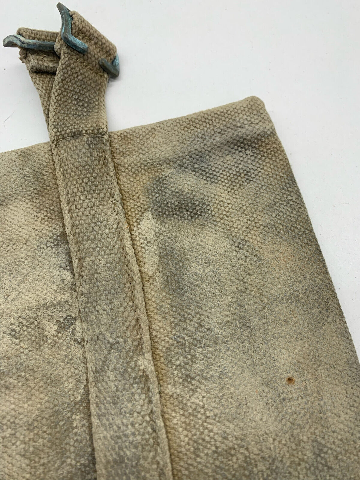 WW2 British Army / RAF 37 Pattern Webbing Water Bottle Carrier Harness 1943 Date - The Militaria Shop