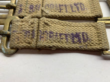 Charger l'image dans la galerie, Original WW2 British Army 37 Pattern Brace Adaptors - Bagcraft Ltd - The Militaria Shop