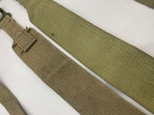 Load image into Gallery viewer, Original WW2 37 Pattern British Army L Strap Set - The Militaria Shop