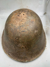 Load image into Gallery viewer, Original WW2 British / Canadian Army Mk3 Turtle Combat Helmet - The Militaria Shop