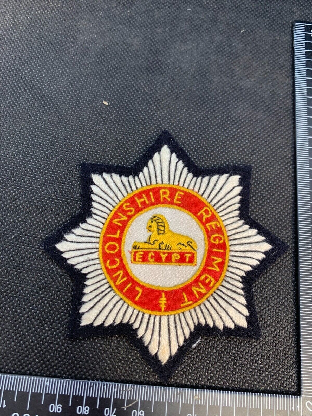 British Army Lincolnshire Regiment Embroidered Blazer Badge - The Militaria Shop