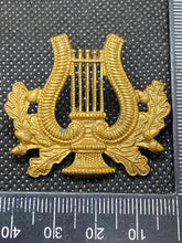 Load image into Gallery viewer, Original British Army Musicians Cap / Collar Badge - The Militaria Shop