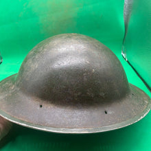 Load image into Gallery viewer, Original WW2 South African Army Mk2 Brodie Helmet - British Style Combat Helmet - The Militaria Shop