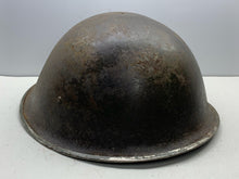 Charger l'image dans la galerie, Original WW2 British / Canadian Army Mk3 High Rivet Combat Helmet Shell - The Militaria Shop