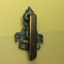Load image into Gallery viewer, Original WW2 British Army Cap Badge - Royal Army Education Corps King's Cro - The Militaria Shop