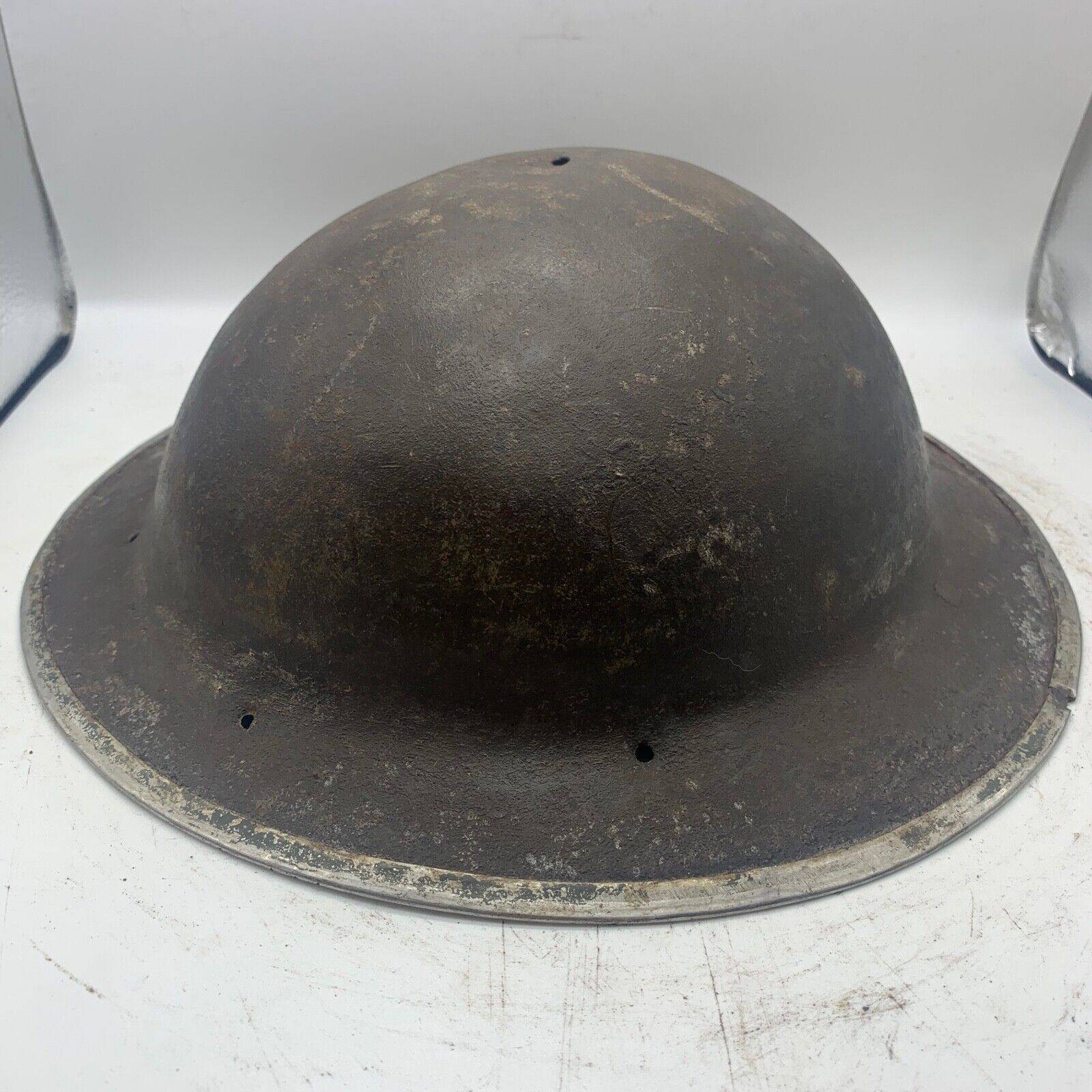 Original WW2 South African Army Mk2 Brodie Helmet - British Style Combat Helmet - The Militaria Shop