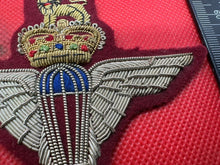 Charger l'image dans la galerie, British Army Bullion Embroidered Blazer Badge - Parachute Regiment -Queens Crown - The Militaria Shop