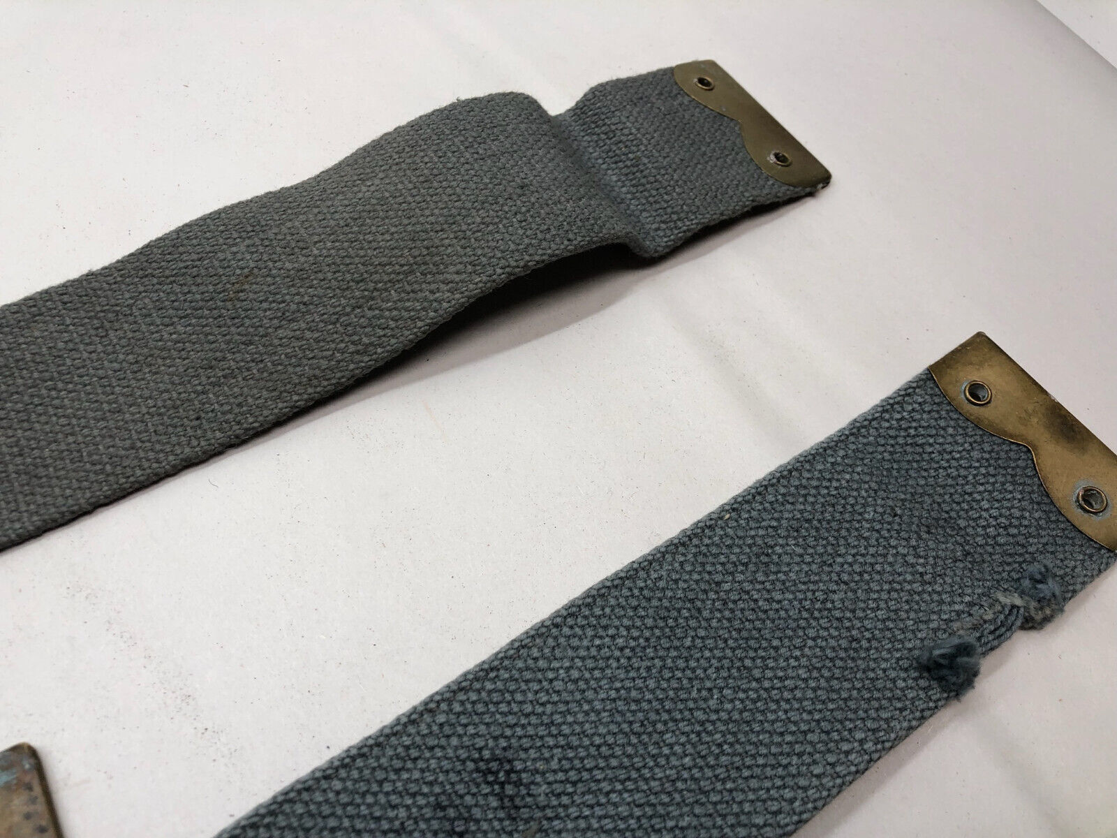 Original WW2 British Royal Air Force Blue 37 Pattern L Strap Set - The Militaria Shop