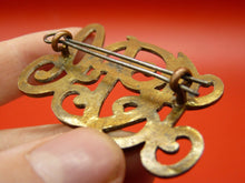 Load image into Gallery viewer, British Army Victorian APC - Army Pay Corps Helmet Plate with rear fixing loops - The Militaria Shop