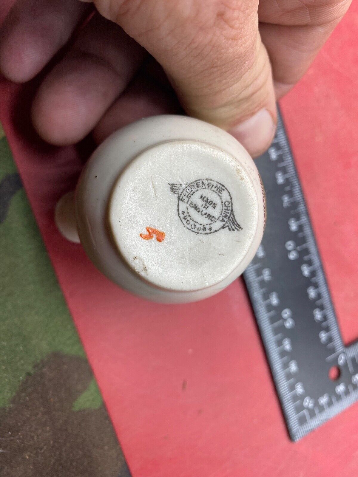 1930's Era British Commemorative Small Pottery Vase for the Town of BRIDGEW - The Militaria Shop