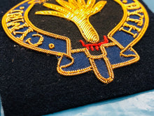 Lade das Bild in den Galerie-Viewer, British Army Bullion Embroidered Blazer Badge - Welsh Guards Regiment - The Militaria Shop