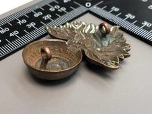 Load image into Gallery viewer, Original British Army WW2 Royal Fusiliers (City of London Regiment) Cap Badge - The Militaria Shop