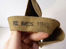 Load image into Gallery viewer, Original WW2 1943 Dated British Army 37 Pattern Water Bottle Carrier Harness - The Militaria Shop