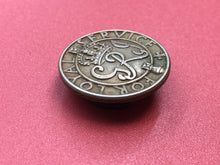 Load image into Gallery viewer, Original WW2 British Army Kings Crown For Loyal Service Lapel Badge - The Militaria Shop