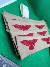 Load image into Gallery viewer, Original WW2 Mint Unissued RAF Red on Khaki Tropical Uniform Wings - The Militaria Shop