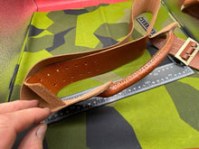 Load image into Gallery viewer, British Army Issue Soldier's Bed Roll Carrying Strap. 1980 Dated and WD Mar - The Militaria Shop