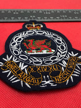 Lade das Bild in den Galerie-Viewer, British Army Royal Regiment of Wales Emboidered Blazer Badge - The Militaria Shop