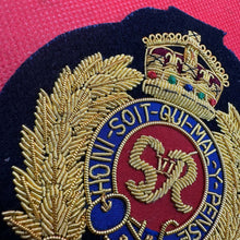 Load image into Gallery viewer, British Army Bullion Embroidered Blazer Badge - Royal Engineers - King's Cr - The Militaria Shop