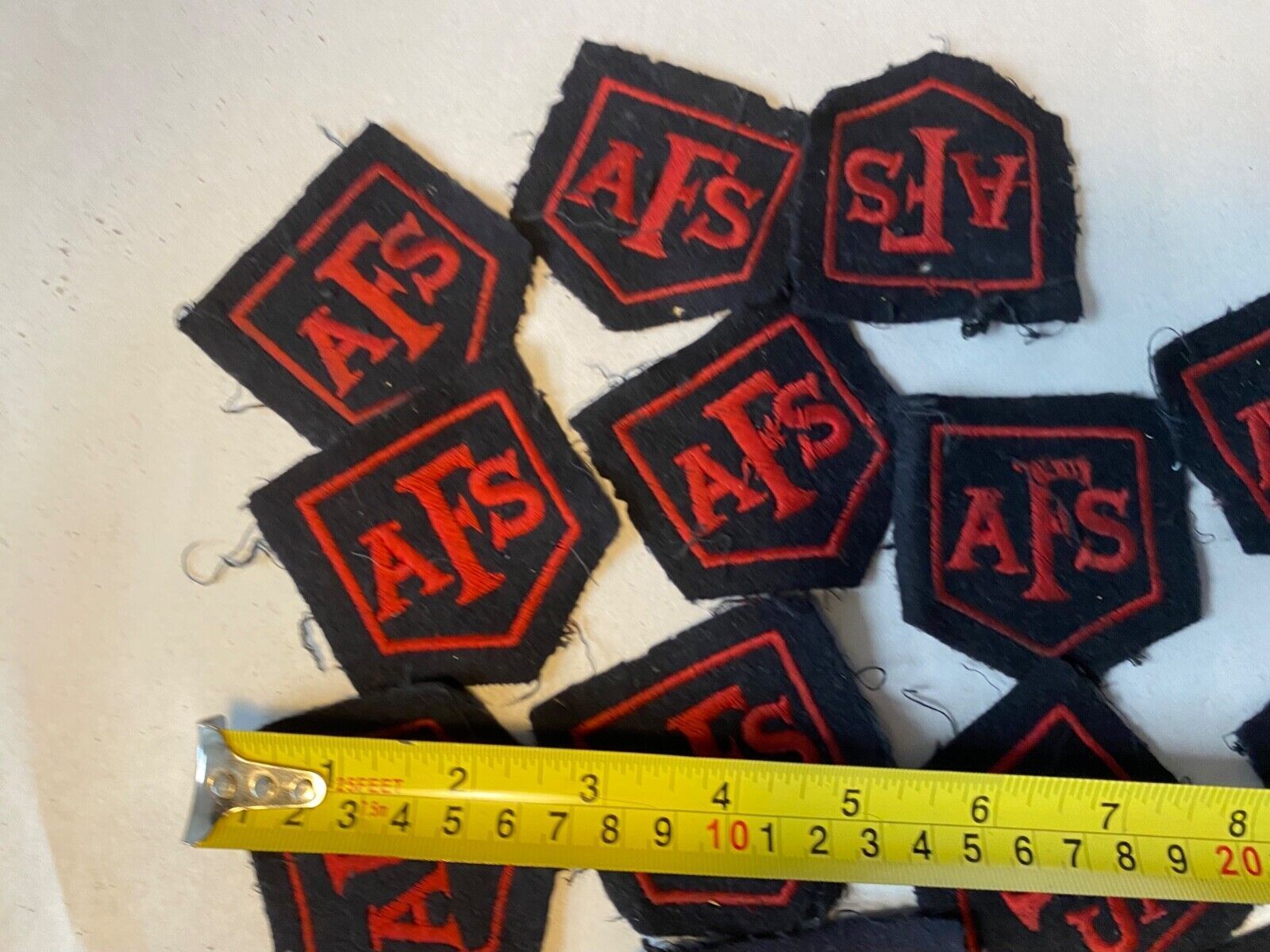 WW2 British Home Front Auxiliary Fire Service Beret / Battledress Badge. - The Militaria Shop