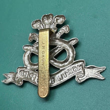 Load image into Gallery viewer, Original WW2 British Army North Stafford Regiment Cap Badge - The Militaria Shop