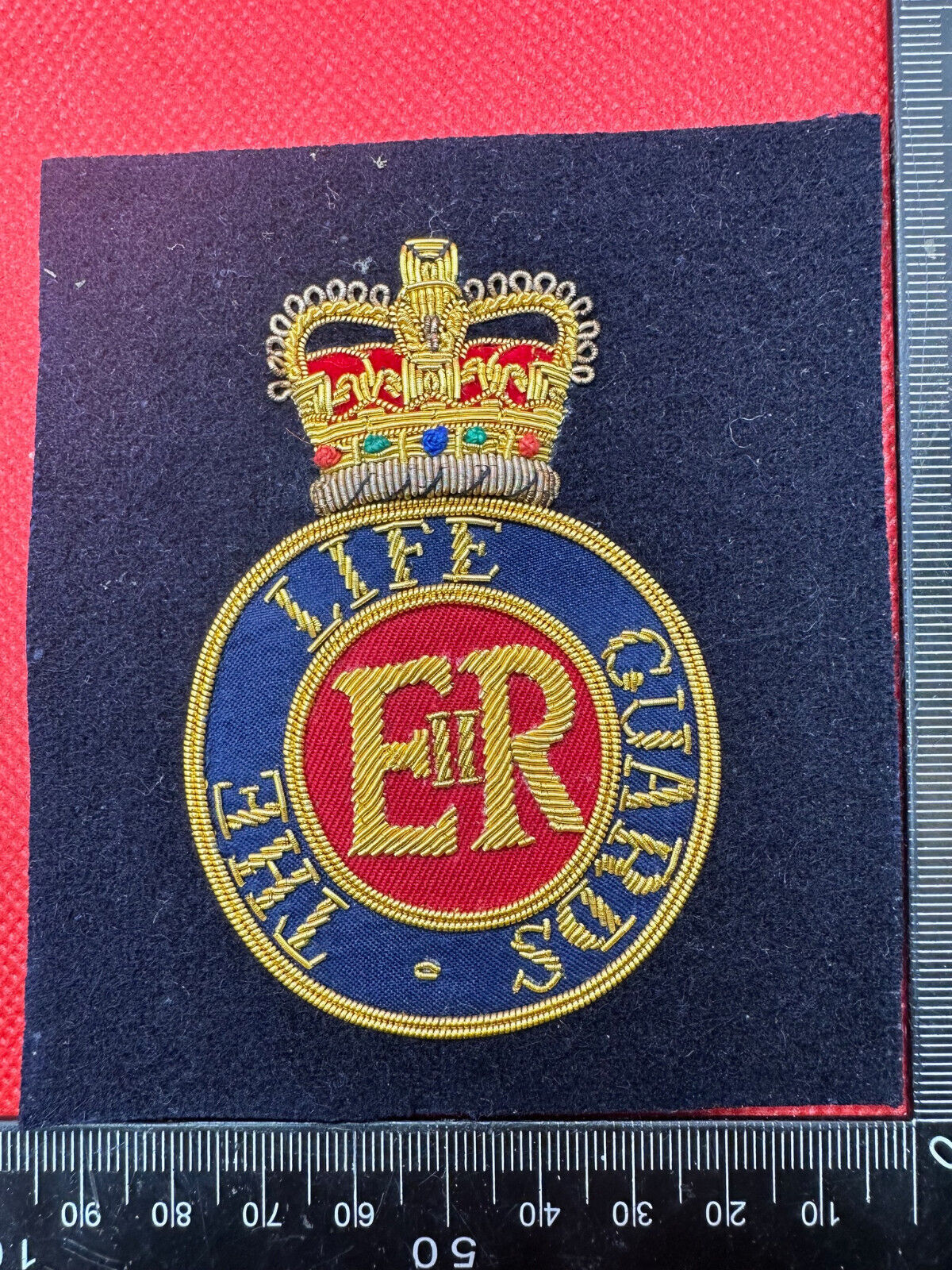 British Army Bullion Embroidered Blazer Badge - The Life Guards - The Militaria Shop